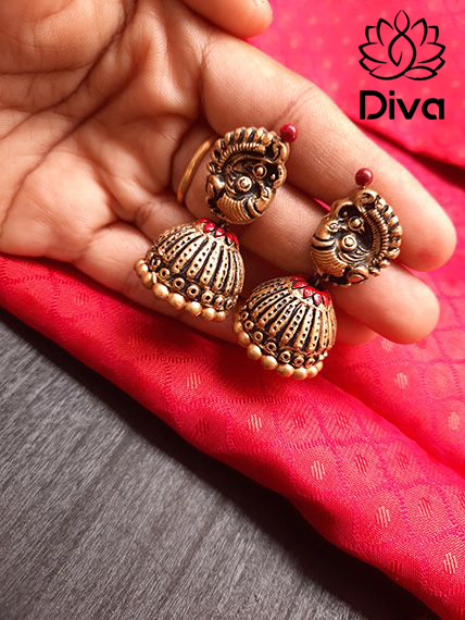 Terracotta 2025 jhumka designs