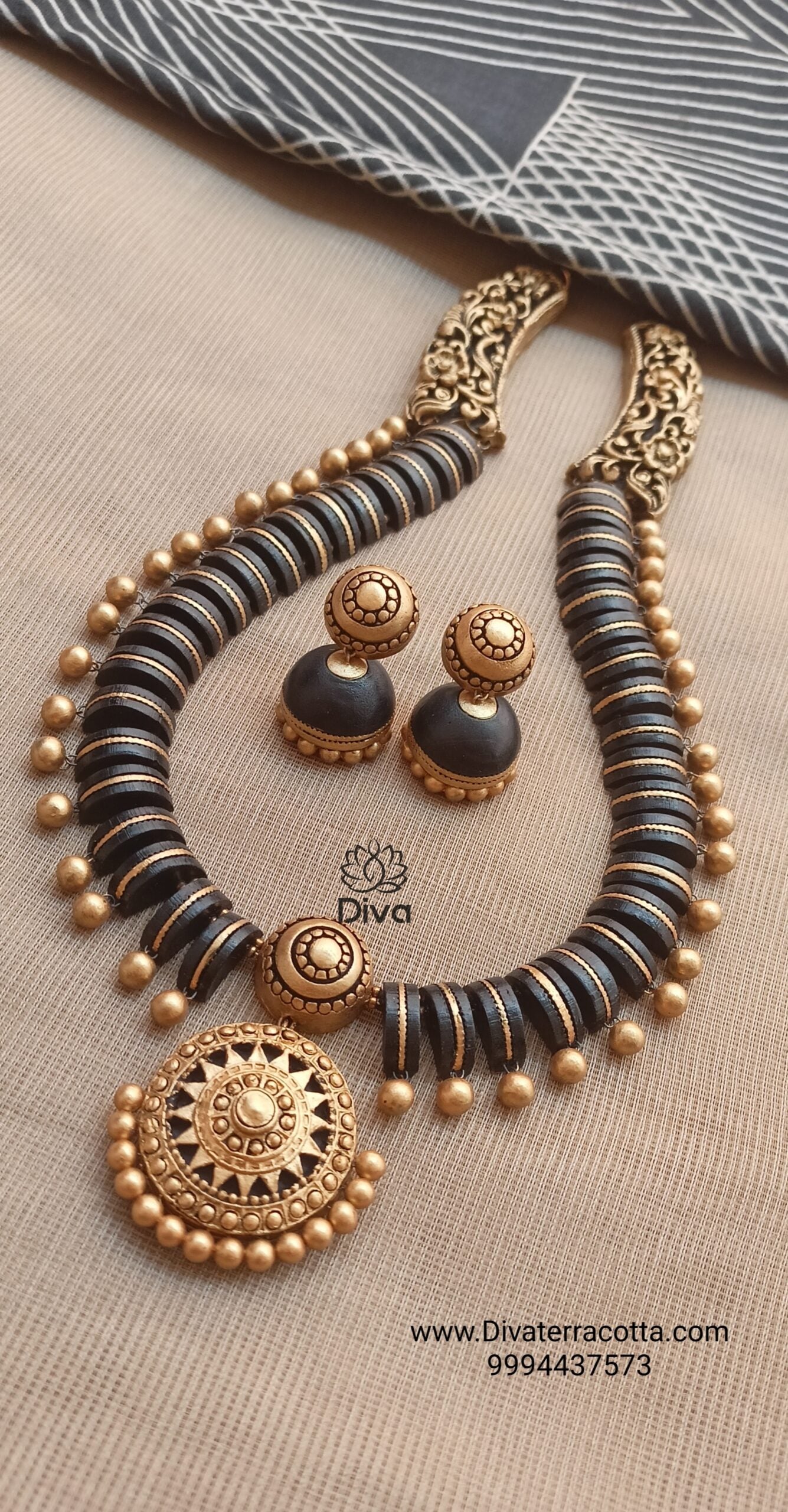 Terracotta hot sale necklace designs