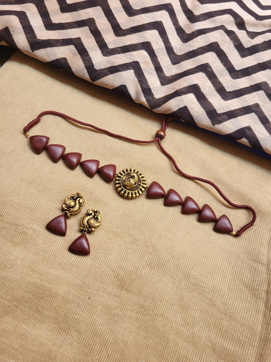 Minky Brown Terracotta Jewellery