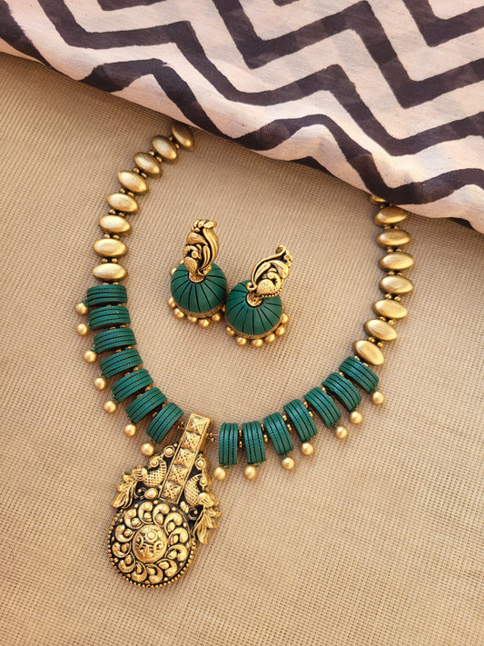 Tanika Green Terracotta Jewellery