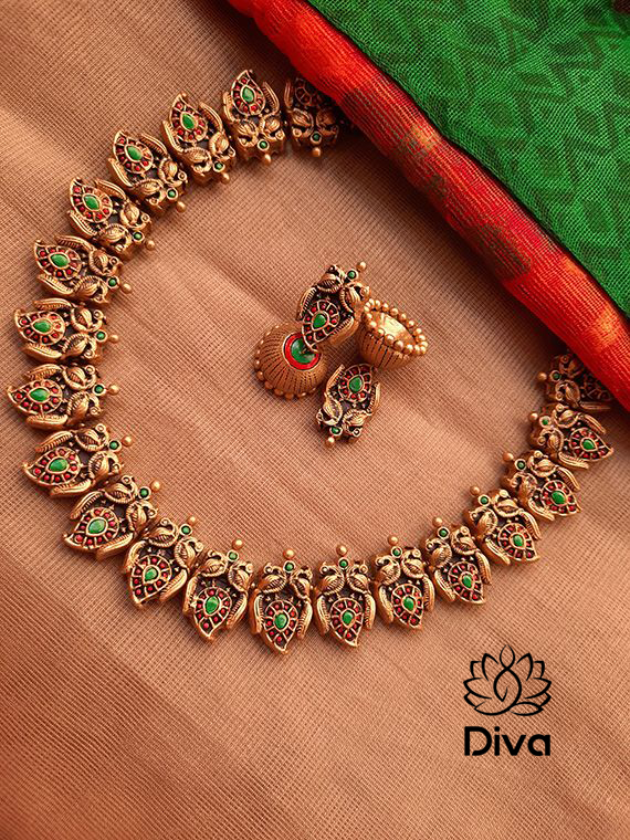 Ethnic mango Terracotta Jewellery