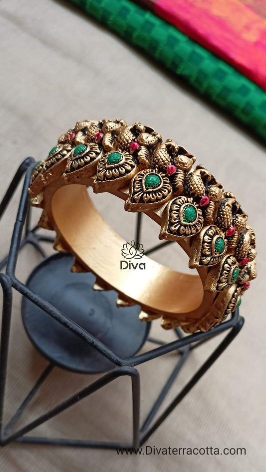 Nagas lakshmi terracotta bangles