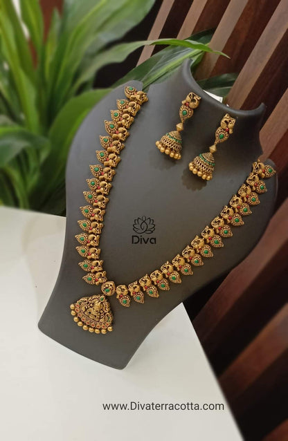 Nagas lakshmi set terracotta jewellery