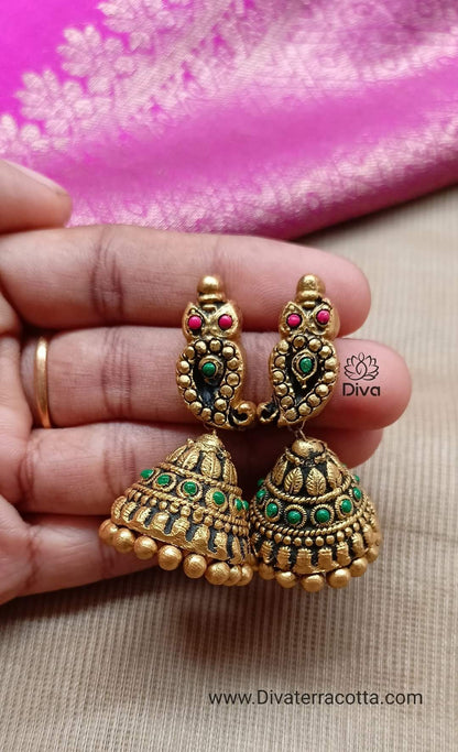 Bridal Lakshmi Haram Terracotta Jewellery DC17