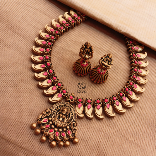 Traditional Lakshmi Terracotta jewellery