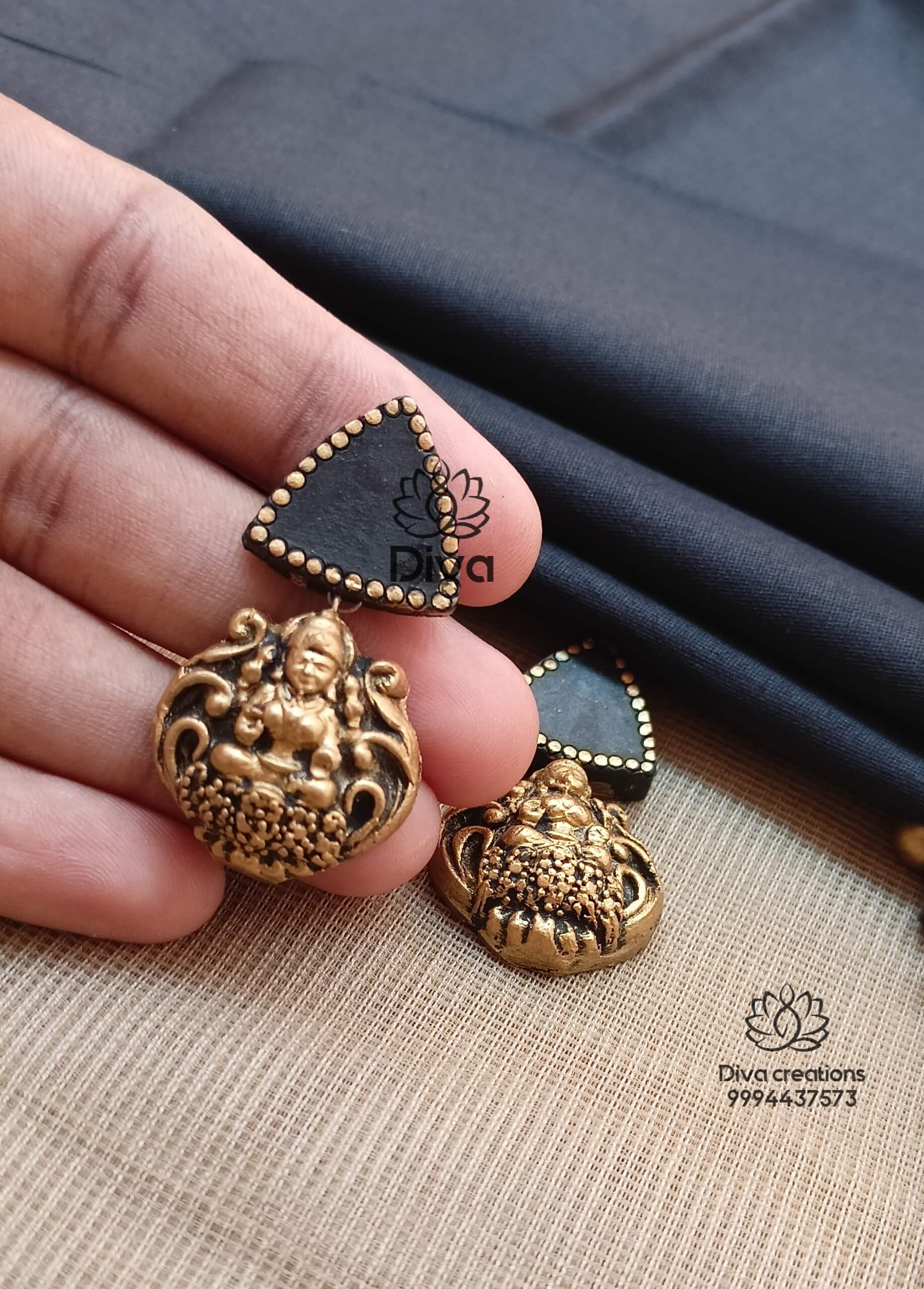 Terracotta Colorful Jhumka Earrings – Simpliful Jewelry